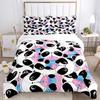 Cute Panda HD Print Polyester Bedding Set,Kids or Adults for Beds Quilt Cover Pillowcase Bedding Set,girl King Size Bedding Set