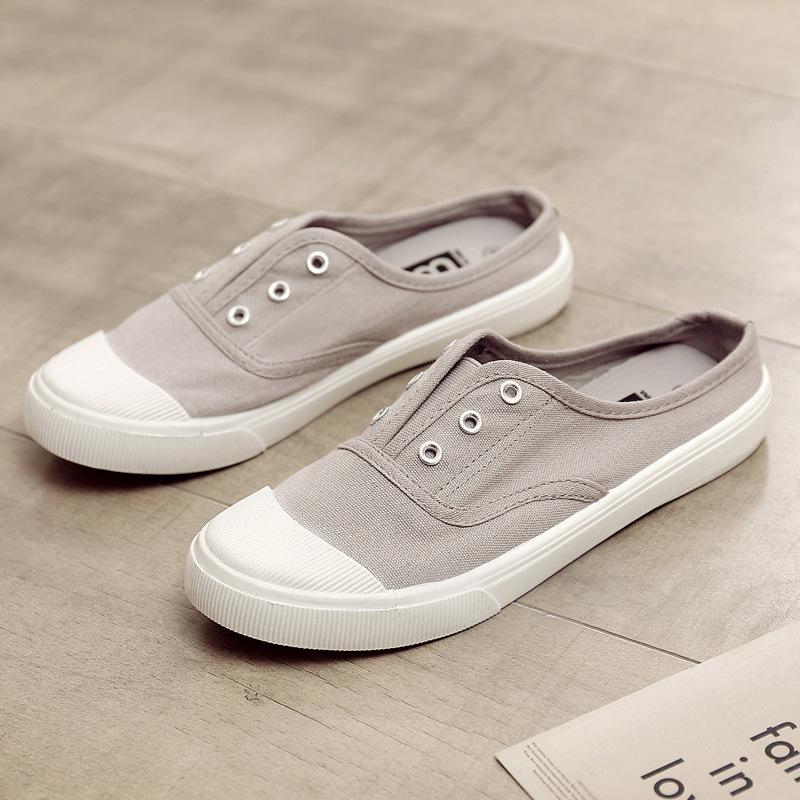 2025 Spring Canvas Shoes: Unisex Casual Low-Cut Flats in Korean Style