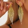 Claw Chain Tassel Earrings: Luxurious, Diamond-Inspired Light Style for a Unique and Elegant Look