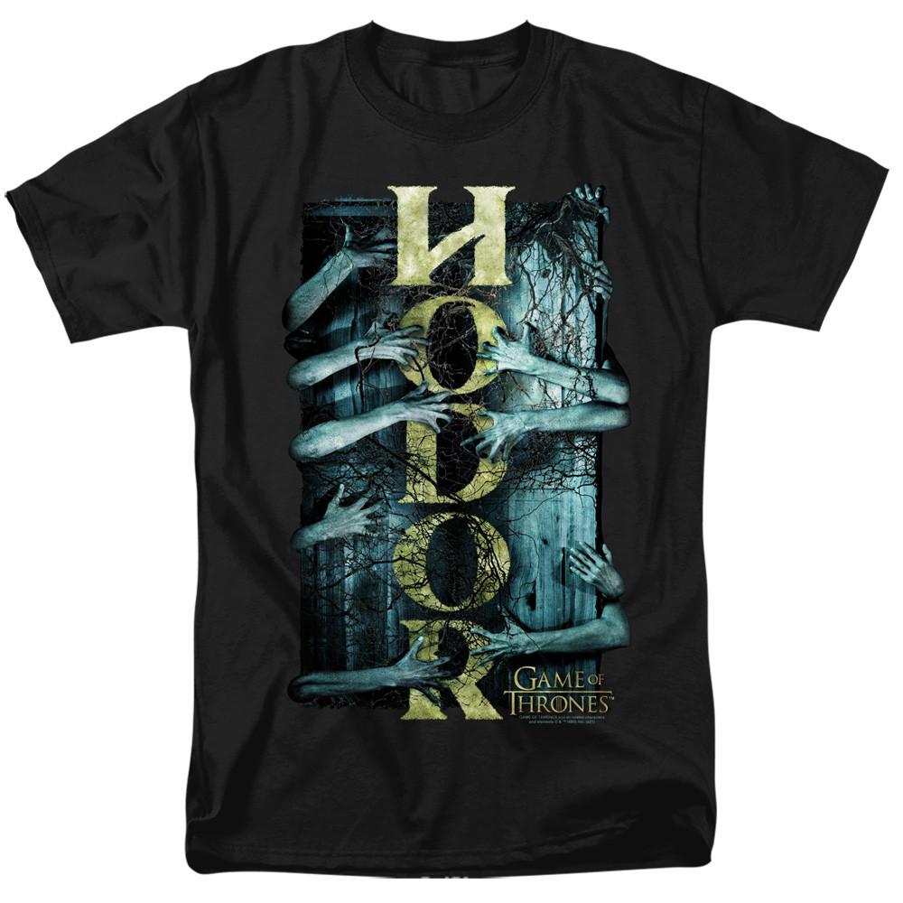 Game Of Thrones - Hodor - Adult Unisex Short Sleeve T-Shirt - Black M