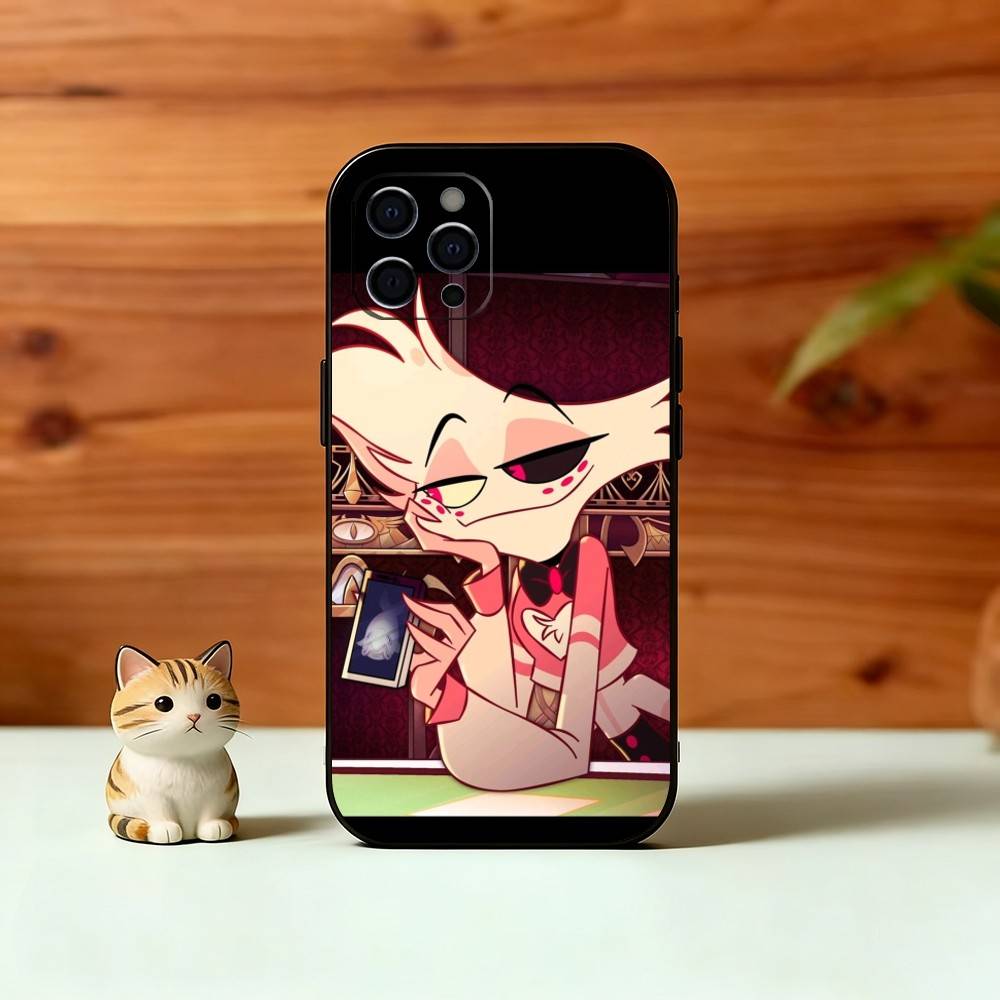 H-Hazbin A-Angel Dust Phone Case Silicone Soft For IPhone 17 16 15 14 13 12 11 X XR Plus Pro Max Plus