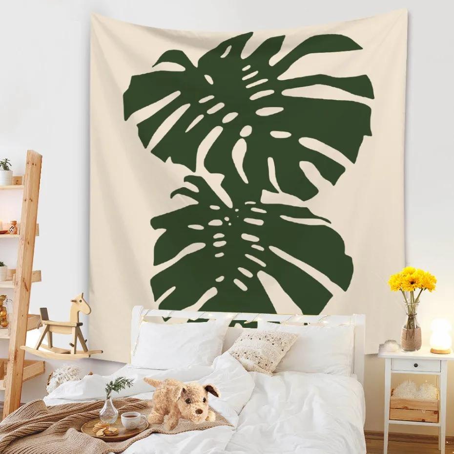 Tapiserie Fundal Sufragerie Murală Covorașă Plajă Decorare Acasă Agățat de perete cu caracter simplu și proaspăt