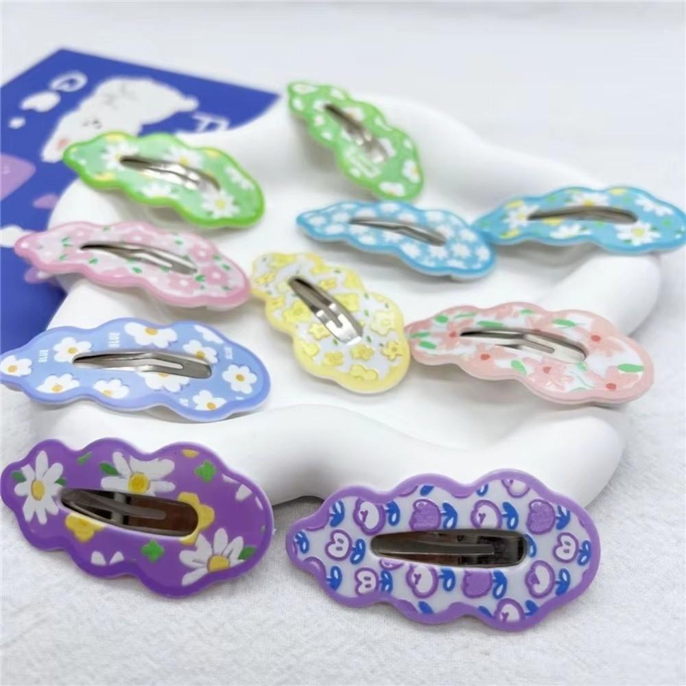 Flower BB Clips Wave Child Hairgrips Fashion Headwear  for Women Girls