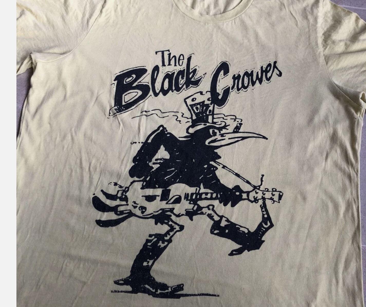 

Футболка рок-группы The Black Crowes, футболка рок-группы, ремейк, белый цвет XL
