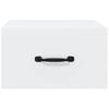 Wall Mounted Nightstand White 35 x 35 x 20 cm