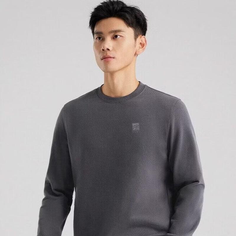 Tuoluzhe Men's Round Neck Pullover Sweatshirt