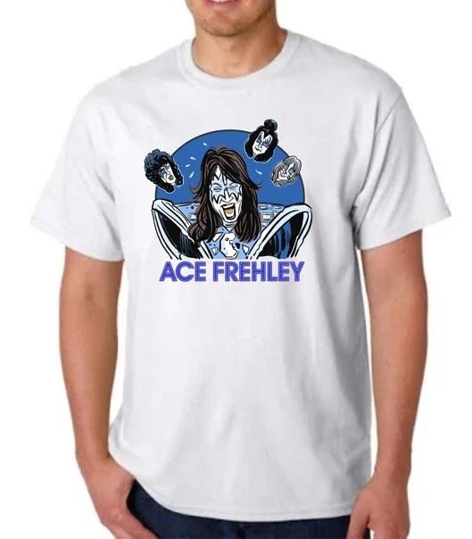 ACE FREHLEY KISS PLUMBER LAUGHING T-T-shirt TEE ROCK GLAM GENE PAUL PETER M