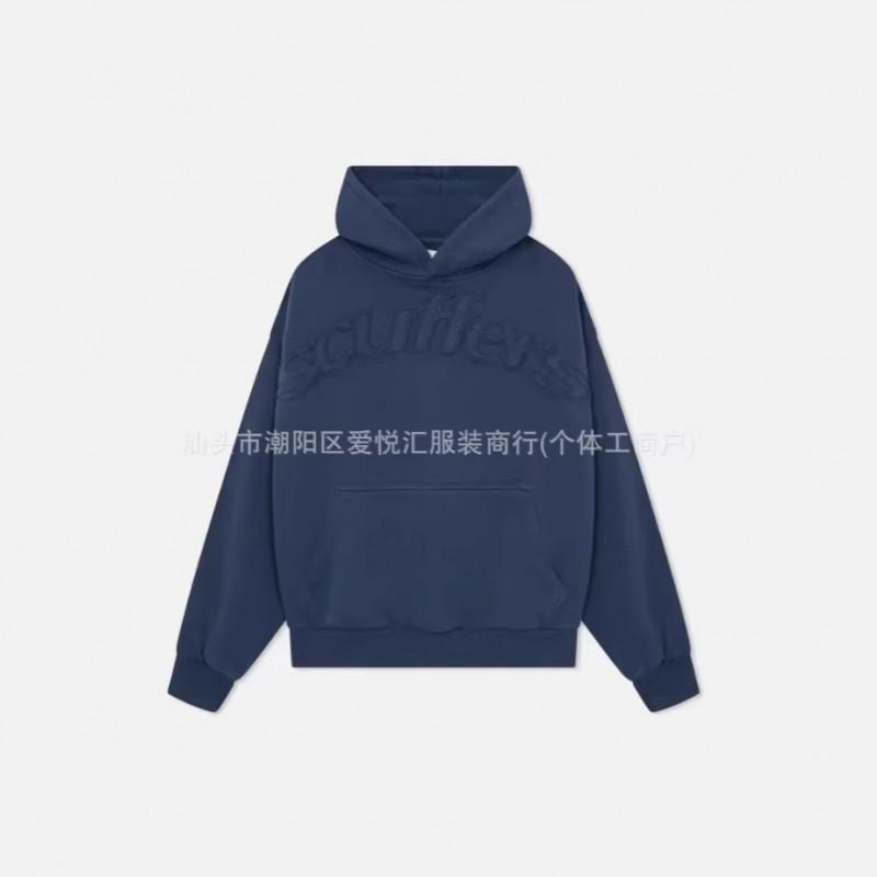 Felpa con cappuccio oversize da uomo con stampa digitale Streetwear Pullover casual per adolescenti