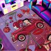 Betty Boop Print Rug, Washable Floor Carpet, For Entryway Dorm Laundry Room Office Study, Home Decor Birthday Christmas Gift