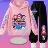 Movie Korean Style Sets Children Hoodies Pullover Sweatshirt Trucksuit Cartoon Girls Boy Kids Clothes