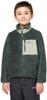 Jacket Jack Wolfskin Ice Curl Jacket Kids Children's Fleece Jacket Slate Green Mint Green