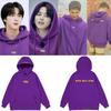 Jimin Kapüşonlu Sweatshirt - Park Jimin, Kim Seokjin, Kim Namjoon Esintili Sweatshirt