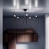 Nordic Gravity Chandelier Modern LED Living Room Hanging Light For Lobby Staircase Loft Creative Dining Room Chandelier