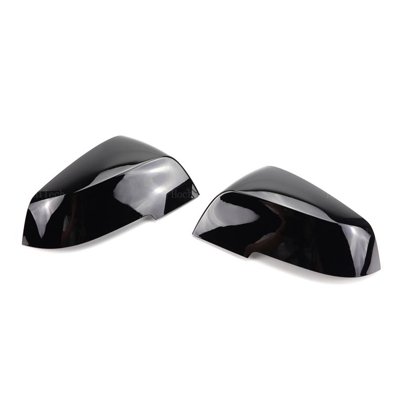 2x Side Mirror Covers Styling Carbon Pattern Black for BMW Series 1 2 3 4 X M 220i 328i 420i F20 F21 F22 F23 F30 F32 F33 F36 X1