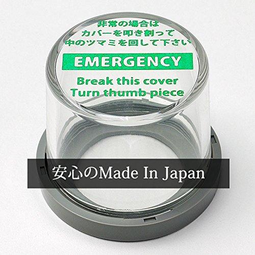 Emergency Cover MM Cover for Emergency Exit Thumb Turn (for Cylinder) with Base, 1 Piece
