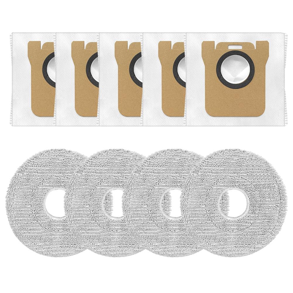 Mop Pads For Xiaomi Vacuum Dust Bags Mop Cloths Kit
