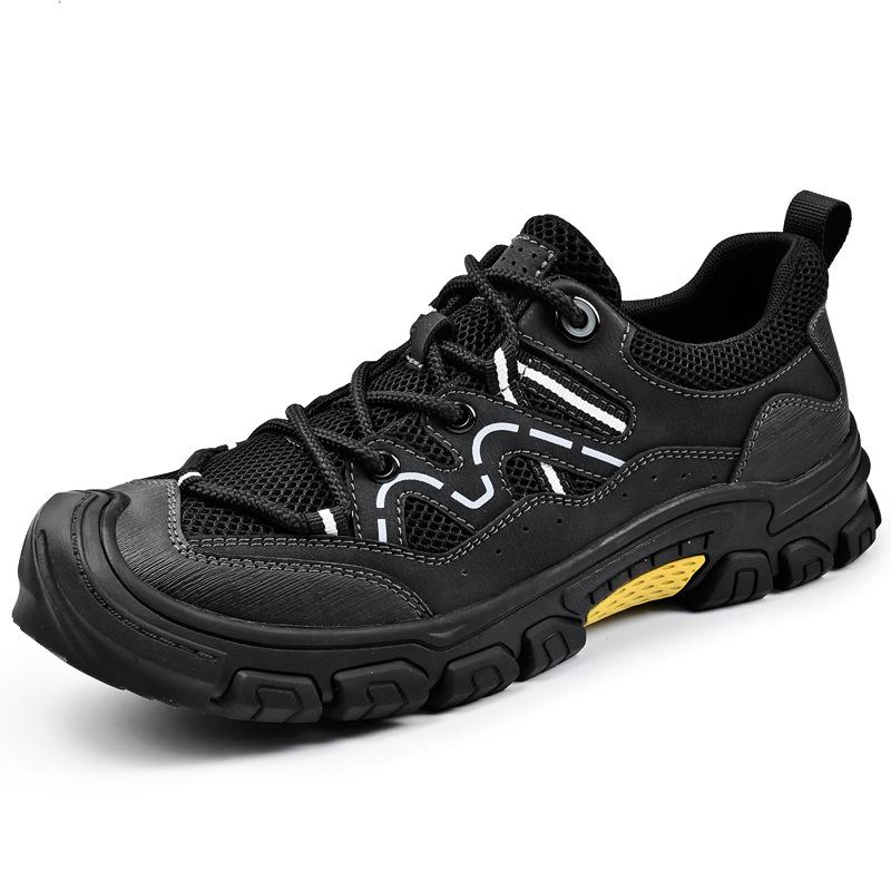 2025 Live Broadcast Popular Men's Shoes Flying Woven Sports Shoes Summer Mesh Shoes Cloth Shoes Men's Breathable and Lightweight Casual Shoes Men