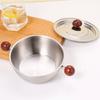 Дерев'яна ручка-кулька Горщик для прикорму Нержавіюча сталь Каструля для локшини Простий маленький посуд Побутові справи