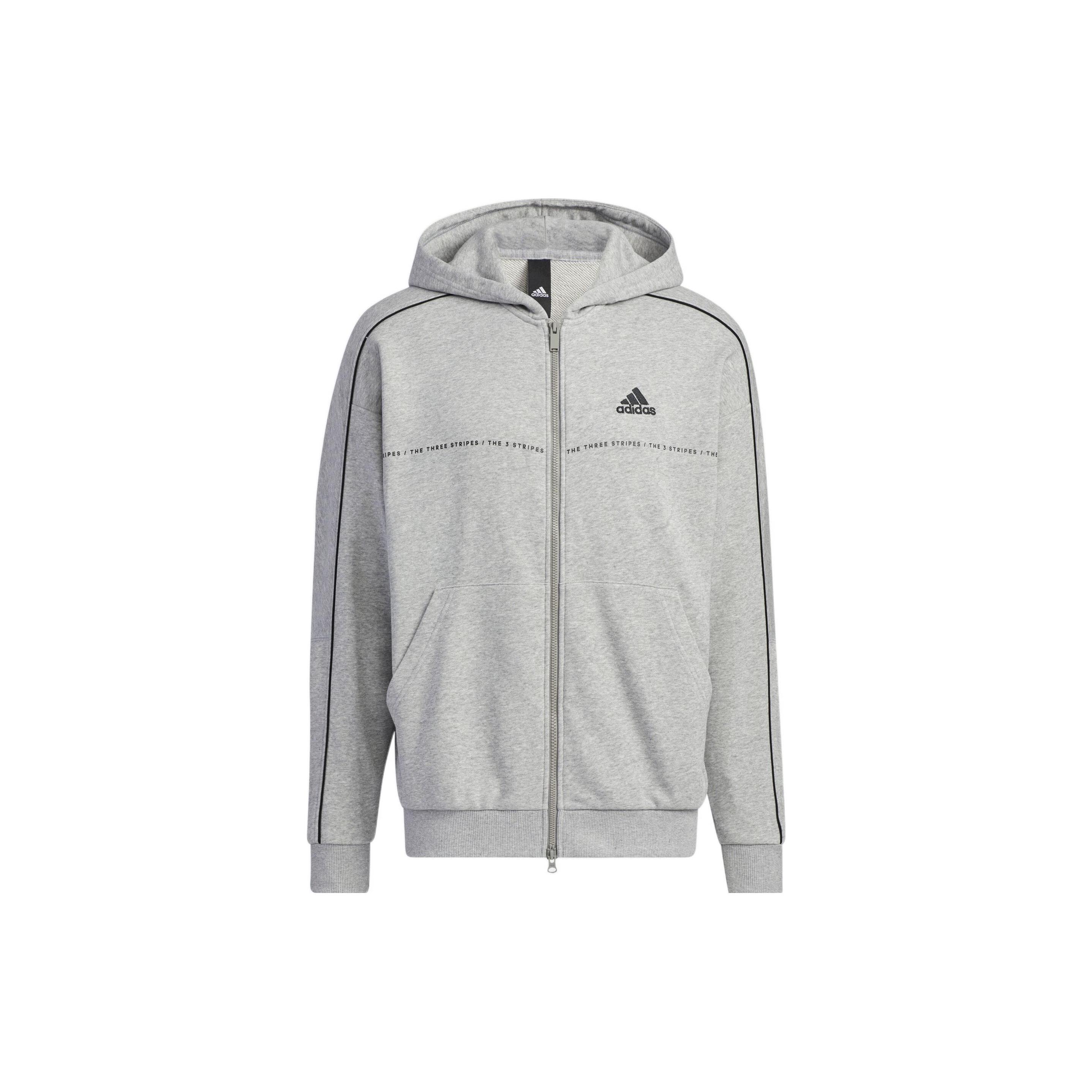 adidas 3-stripes hoodie Grey Men s IA9437 XXL