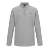 SUPERIOR Men'S Diagonal Pattern Collared T-Shirt Gray (Im0Eks40434)