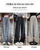 Plus Size 300 Jin Shiny Fleece Wide-Leg Pants for Women - New Loose Fit, High-Waisted, Versatile for Autumn & Winter
