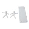 Wall Mounted Shelf Hole Free Installation Small Doll Shape Large Capacity Plastic Stable Load
