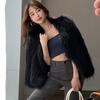 Winter new imitation fox fur imitation coat women's short long hair fashion slim imitation mink plush warm