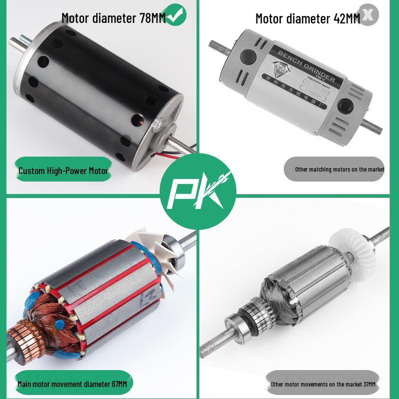 VDN1850W Jade Grinding & Cutting Machine: Multifunction Small Bench Grinder, Engraver, Table Saw, and Polisher.