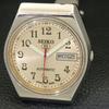 VINTAGE SEIKO 5 AUTOMATIC 6309A JAPAN MENS SILVER COLOR DIAL WATCH a500823-5 R154-a500823