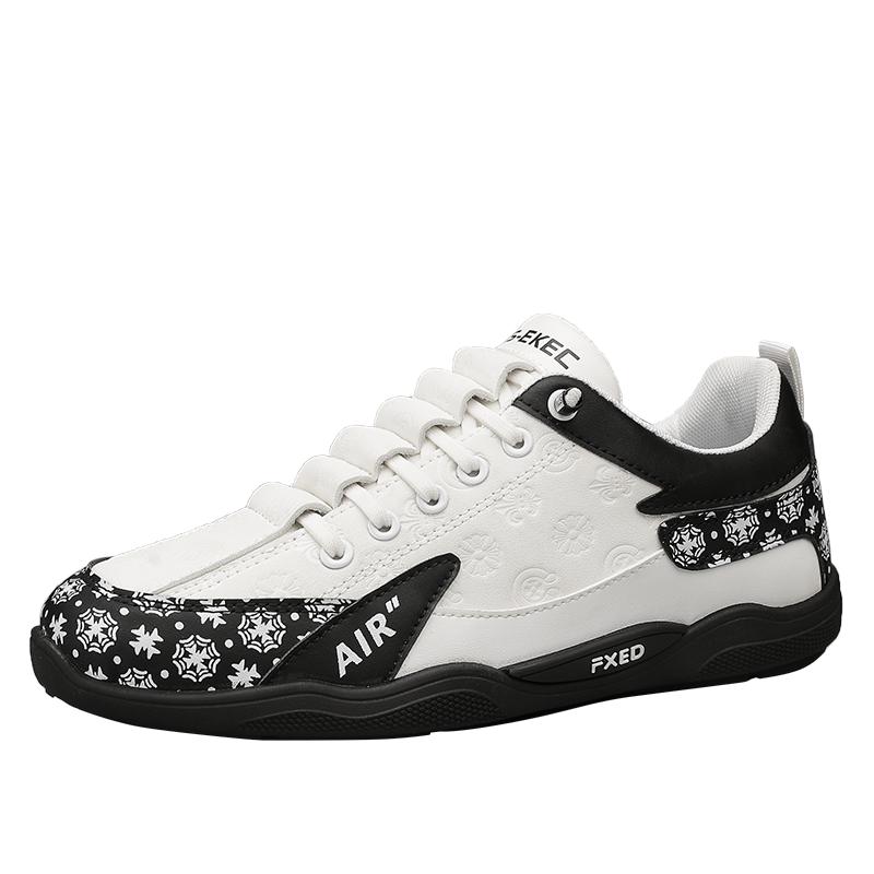 

Мужские удобные ультрамягкие и дышащие кроссовки на шнуровке 44 чёрный/белый