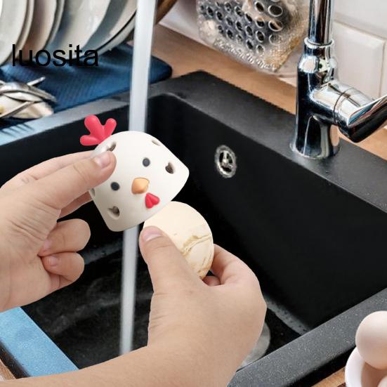 Egg Brush Silicone Egg Washer, Efficient Eggshell Cleaner, Gentle Egg Cleaning Tool for Home Kitchen Farm