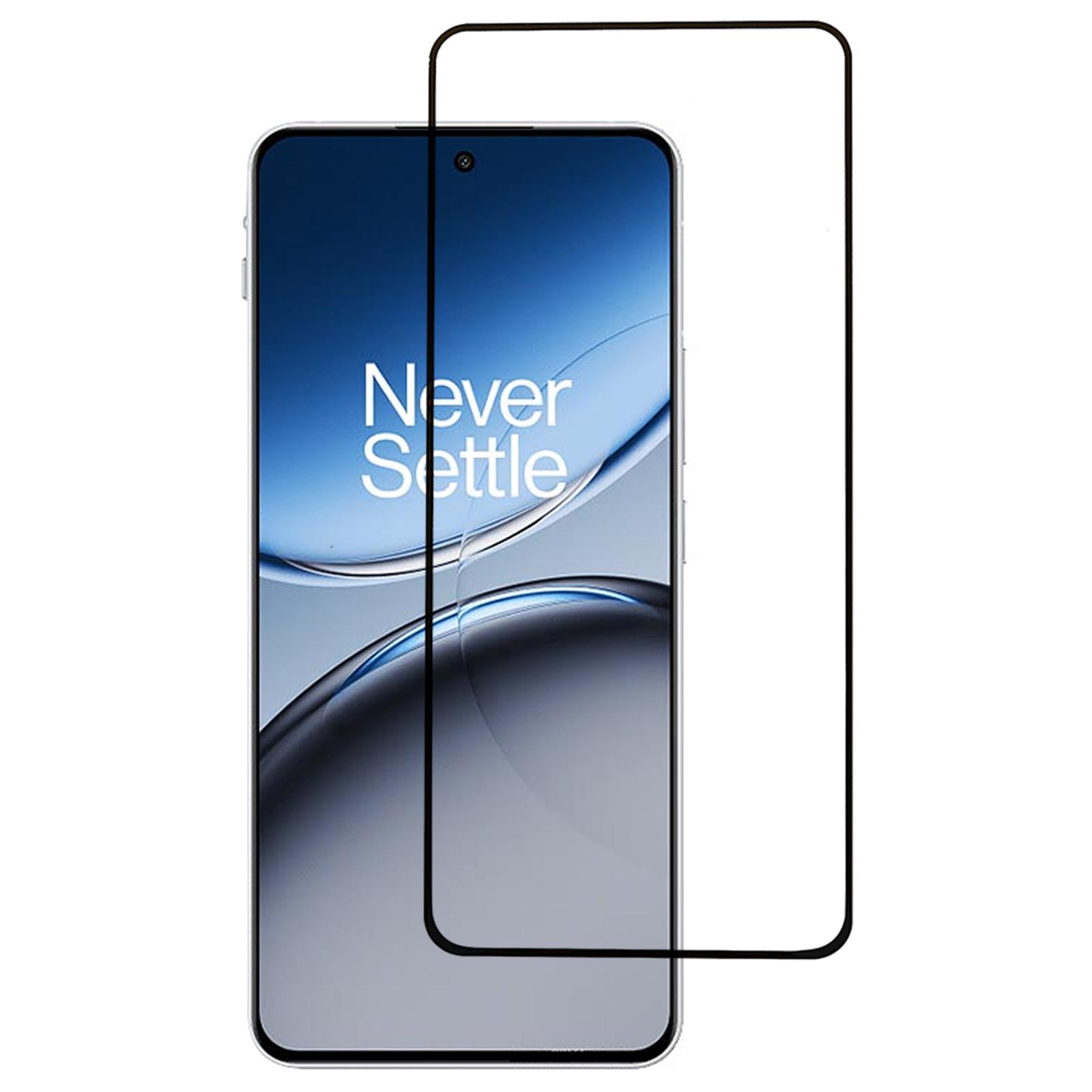

For OnePlus Nord 4 Screen Protector High Aluminium-Silicon Glass Film Silk Printing Black Edge Type A