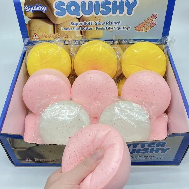 Taba Yogurt Cake Bread Squeeze Toy Soft Stress Relief Slow Rising Sensory Fidget Toys For Kids And Adults Relaxing Gifts