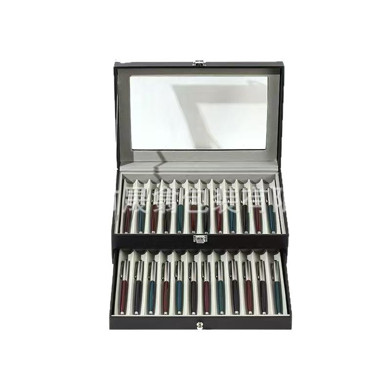 Shengxi Leather Skylight Fountain Pen Storage and Display Box