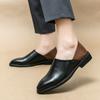 Fashion2024 New Luxury Brand Black Leather Men Casual Shoes Fashion Mens Loafers Moccasins Breathable Slip on Driving Shoes