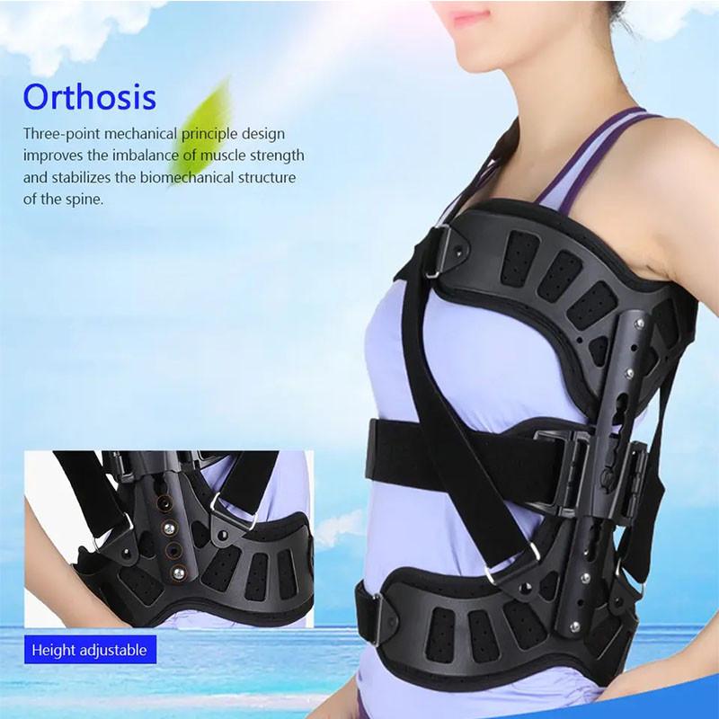 Back Postoperative Recovery Fixation Bracket Adjustable Scoliosis Posture Corrector Adults Health Support Brace Posture Corrector