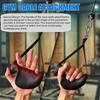 Fitness Lat Pull Down Bar Grip Pulley Cable Machine Attachments Gym Weight Lifting Rope Handle Wrist Workout Equipment