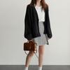 Autumn and Winter Knitted Cardigan Women's Solid Color Loose Long-sleeved Sweater Coat Casual Korean-style Short Knitted Coat