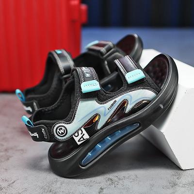 Boys Sandals 24 New Summer Children's Open-toed Soft-soled Non-slip Air Cushion Beach Shoes Medium and Older Children's Sports Beach Shoes