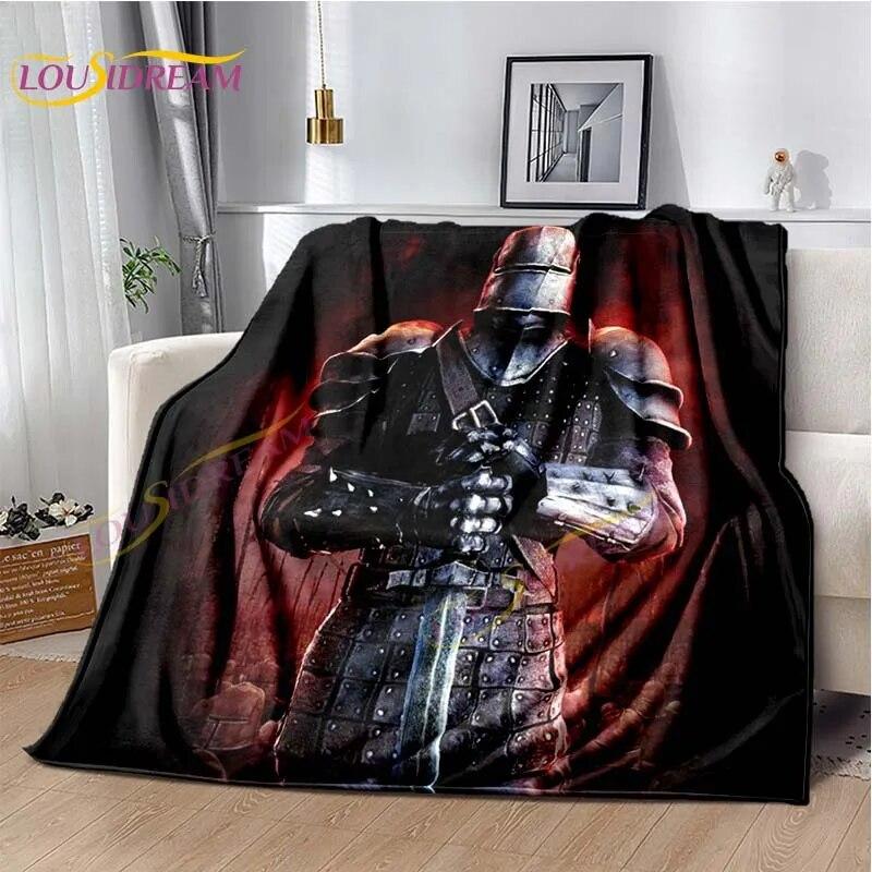 

Лицарська броня. Кавалерська ковдра. Фланелеві ковдри з принтом тамплієрів. Легка ковдра для дивана, крісла, спальні. Подарунки для домашнього декору. 75x100cm 30x40inch