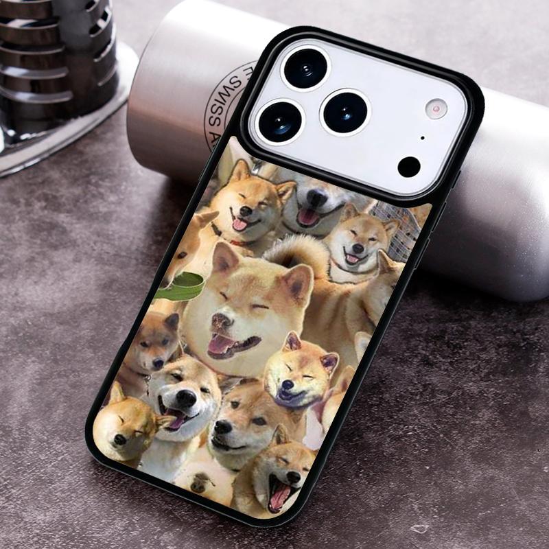 Doge Meme Kabosu Phone Case For iPhone 17 16 15 14 13 12 11 Pro Max Plus 17Air Soft Silicone Cover