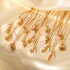 Ocean Seahorse Shell Pendant Necklace Minimalist Collarbone Chain Jewelry