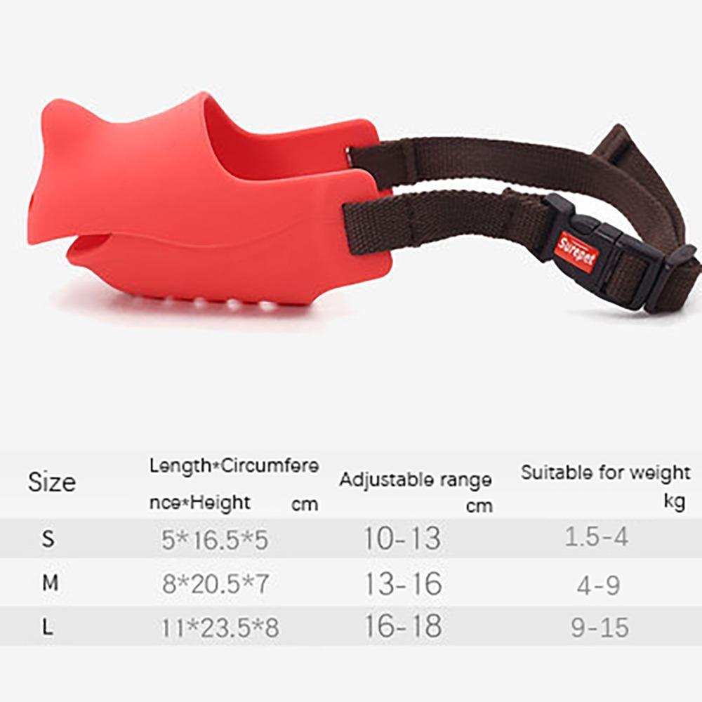 

Rhino-shaped Dog Mouth Mask Anti-barking Dogs Mouth Blocking Tool Comfortable Dog Muzzle Teddy