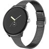 FitTurn Slim Metal Bands for Google Pixel Watch 4 3 41mm/2 1 Band Women Men, Grids Thin Stainless Steel Mesh Loop Snap Clasp Strap Replacement for