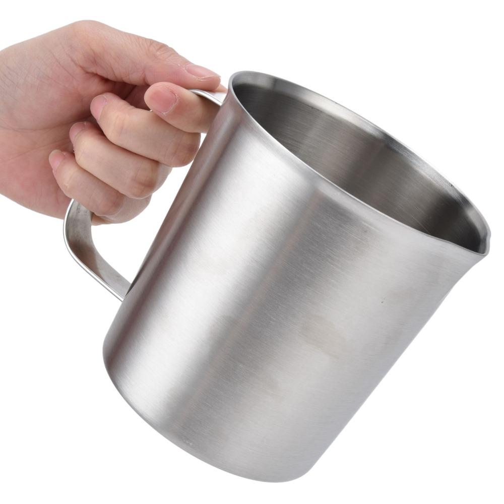 Heavy-Duty Milk Frothing Cup 304 Stainless Steel Stainless Steel Cup Coffee Cup  Baking And Cooking