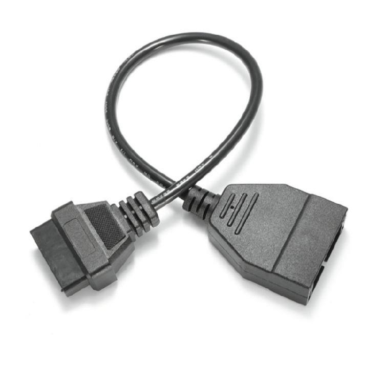 

Lightweight Heavy Duty Plastic OBD Converter Adapter Wire Seamlessly Data Transfer Between 12pin And Standard OBD2 Port 1