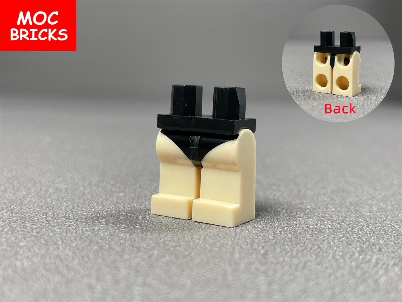 

8 шт. Детали MOC Пляжные шорты Брюки для мускулистых мужчин Аксессуар для фигурок 4,5 см Собранные строительные блоки Игрушка Пластиковые куклы для детей