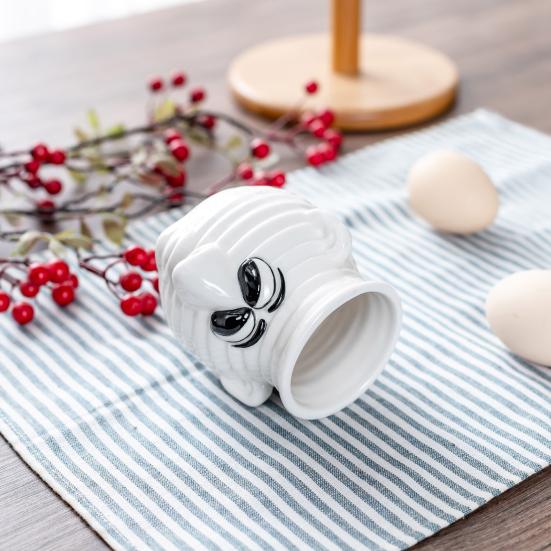 Egg White Separator Funny Egg Yolk Separator Tool Ceramic Novelty Kitchen Gadget for Baking Halloween Thanksgiving Christmas Gifts