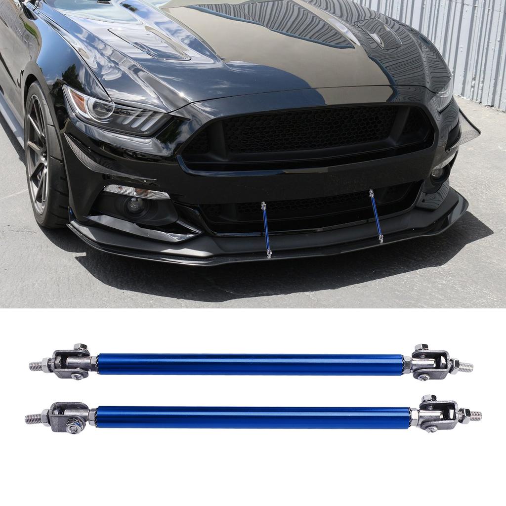 2 Pcs Bumper Lip Diffuser Rod 15cm Stretchable Stainless Steel Splitter Support Tie Pull Bar