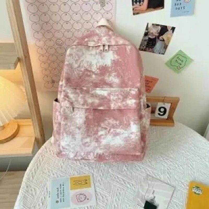 Women's Japanese Style Canvas College Backpack - Casual & Spacious